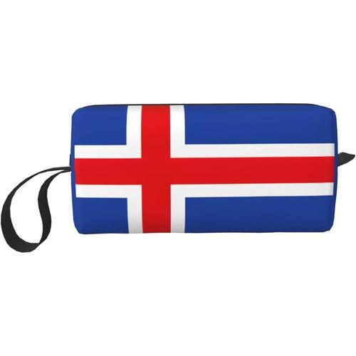 Sac de rangement drapeau de l'Islande - Petite trousse de maquillag... on Productcaster.