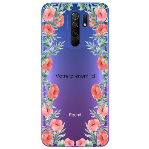 Coque Redmi 9 Fleur Coquelicot Personnalisee on Productcaster.