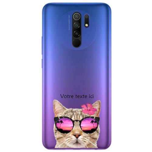 Coque Redmi Note 8 Pro Chat Lunettes Personnalisee on Productcaster.