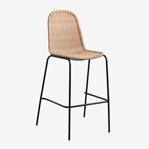 Tabouret Haut Empilable En Osier Reiven ¿75 Cm on Productcaster.