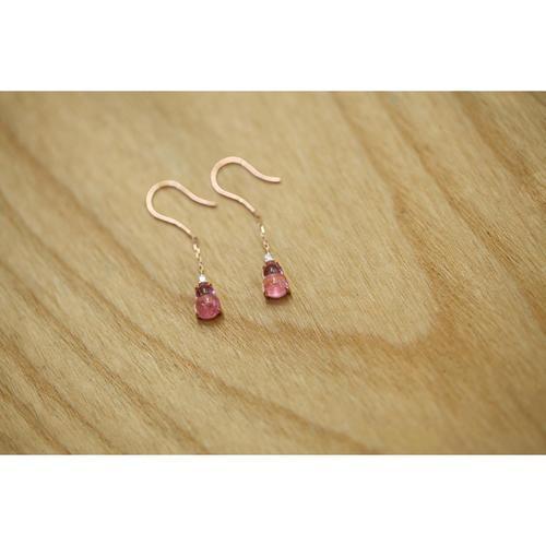 Boucles D'oreilles Originales En Fleur De Pêche Rose, Nouvelle Coll... on Productcaster.