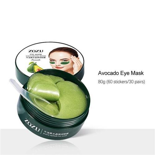 Masque Pour Les Yeux À Avocat Au Collagène, Gel Hydratant, Patchs P... on Productcaster.