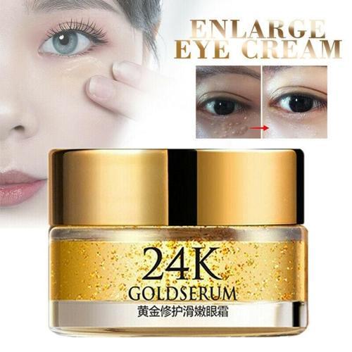 Sérum Anti-Âge En Or 24k, Crème Pour Les Yeux, Avec Peptides Hyalur... on Productcaster.