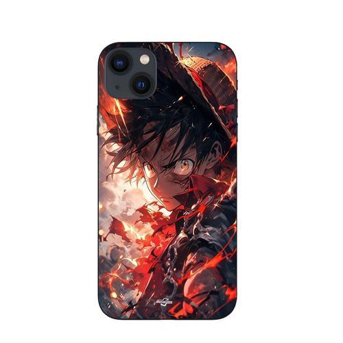 Coque Iphone 14 One Piece Luffy Énervé Art Manga Anime on Productcaster.