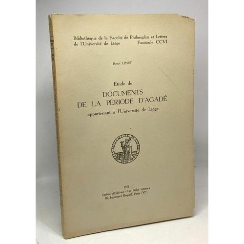 Étude De Documents De La Période D'agadé Appartenant À L'université... on Productcaster.