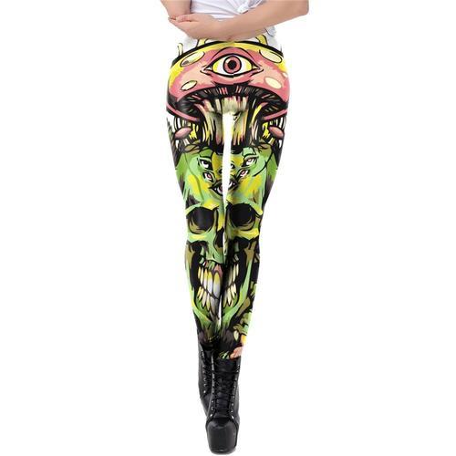 Nadanbao ? Leggings À Imprimé Tête De Mort Pour Femmes, Pantalon De... on Productcaster.