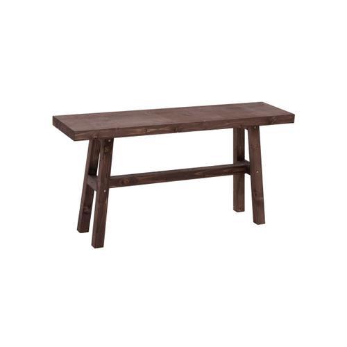 Banc En Bois De Sapin Marron 100x50cm on Productcaster.