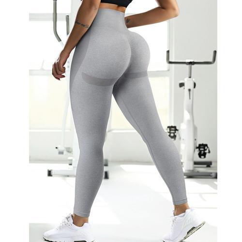 Leggings De Sport Taille Haute Sans Couture Pour Femmes, Pantalon P... on Productcaster.