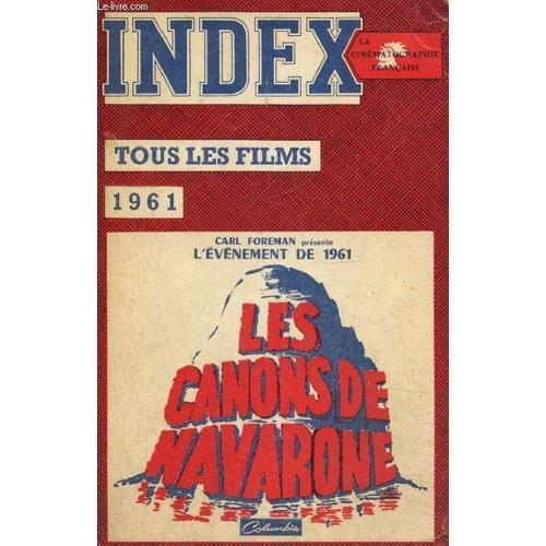 Index De La Cinématographie Française 1961 : Tous Les Films on Productcaster.