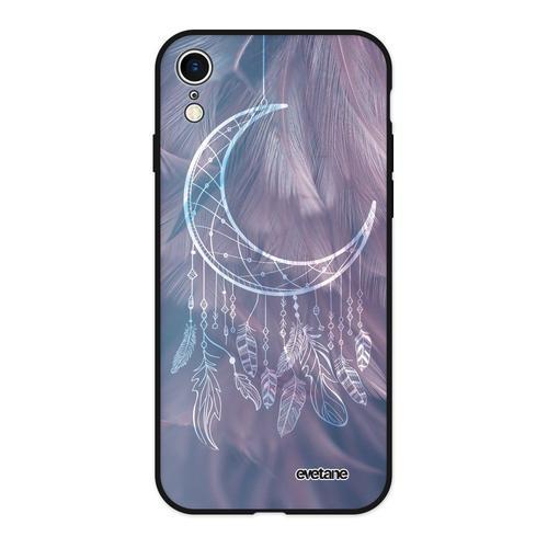 Coque Iphone Xr Silicone Liquide Douce Noir Lune Attrape Rêve Eveta... on Productcaster.