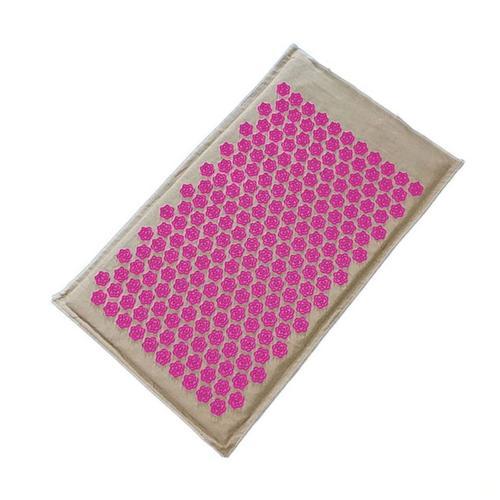 Couleur Rose Rouge Pad Tapis D'acupression De Tapis De Massage, Tap... on Productcaster.