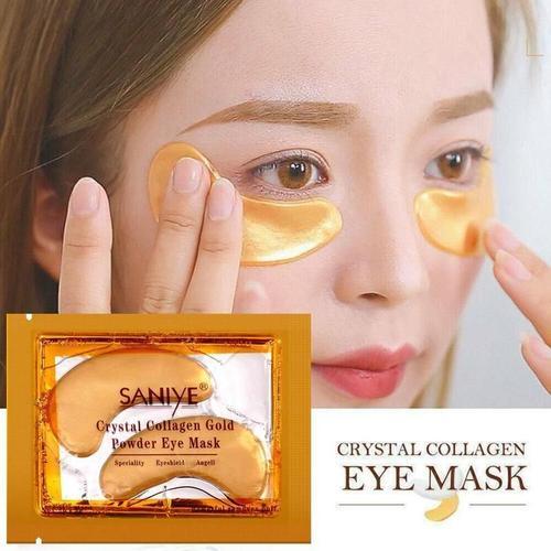 Masque Pour Les Yeux Cristal Au Collagène Doré, 1 Paire De Patchs D... on Productcaster.