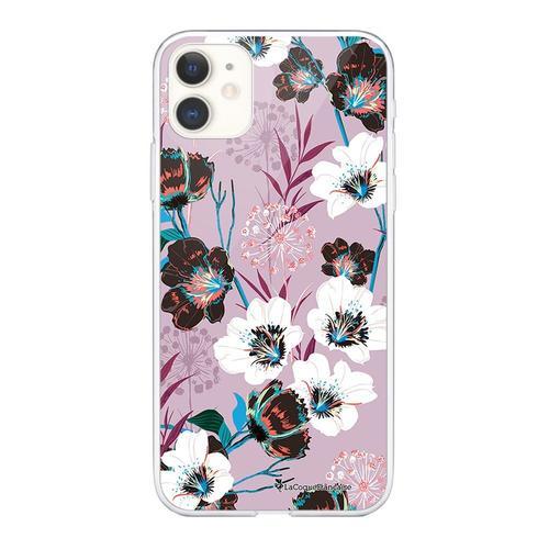 Coque Iphone 11 360 Intégrale Transparente Fleurs Parme Tendance La... on Productcaster.