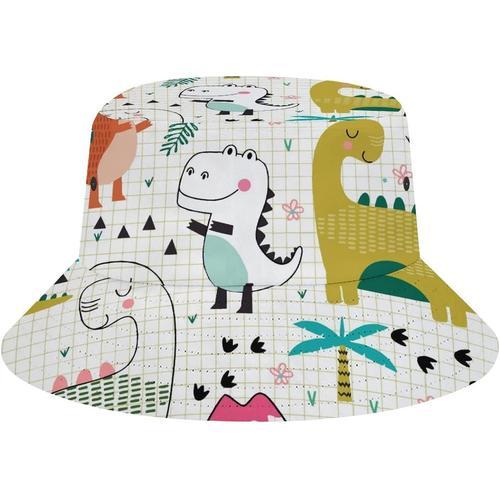 Chapeau Bob Dinosaure Bord De Mer Cocotier Dessin Anim¿¿ Chapeau De... on Productcaster.