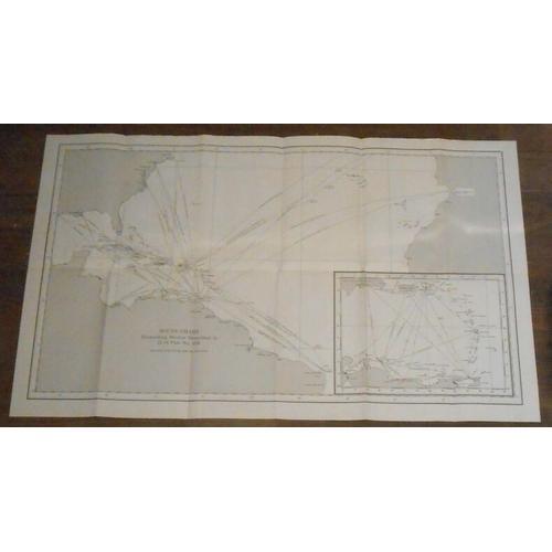 Route Chart Illustrating Routes Described In H.O. Pub. No. 129 on Productcaster.