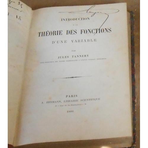 Introduction À La Théorie Des Fonctions D'une Variable on Productcaster.