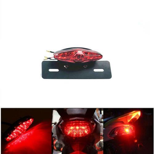 Clignotant Led Pour Moto, Feu Arrière, Garde-Boue De Conduite, Plaq... on Productcaster.