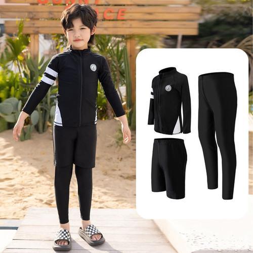 Maillots De Bain Pour Garçons Et Filles, Ensemble Pantalon Fendu À ... on Productcaster.