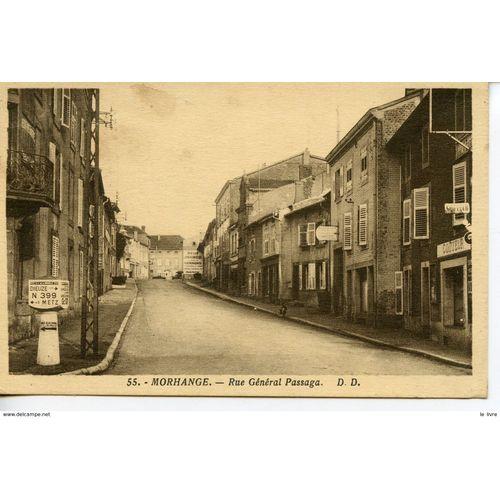 Cpa 57 Morhange. Rue General Passaga 1939 on Productcaster.