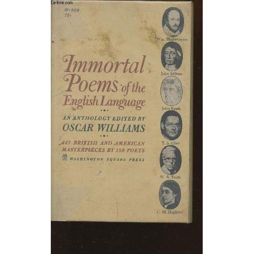 Immortal Poems Of The English Language- British And American Poetry... on Productcaster.