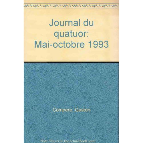 Journal Du Quatuor (Le) on Productcaster.