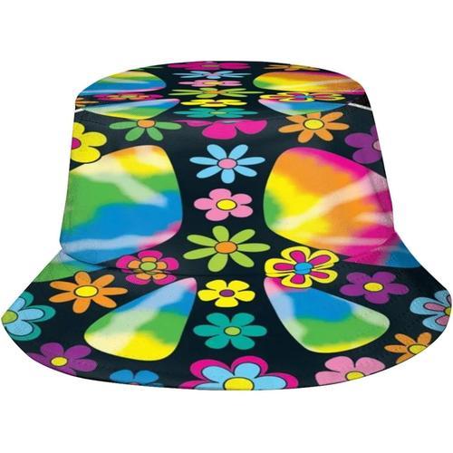 Chapeau De Protection Uv Art Peace Sign,Femme,Homme,Chapeau De P¿oc... on Productcaster.