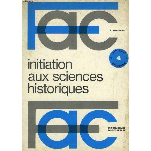 Initiation Aux Sciences Historiques on Productcaster.