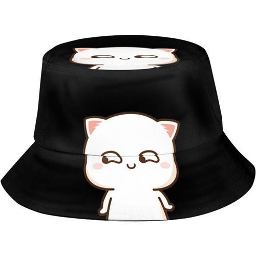 Chapeau Bob,Moe,Motif Chat,Casquette De P¿ocheur,Chapeau,Casquette,... on Productcaster.