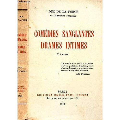 Comédies Sanglantes, Drames Intimes. Editions Emile Paul. 1930. (Ré... on Productcaster.