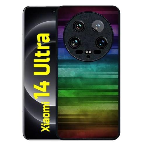 Coque Pour Xiaomi 14 Ultra - Drapeau Gay Pride Rainbow Grunge - Sil... on Productcaster.