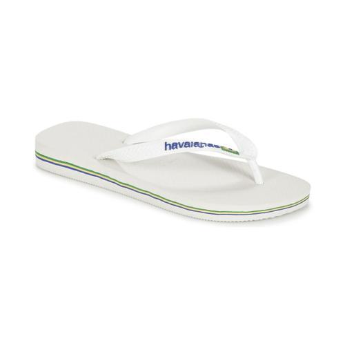 Havaianas Brazil Logo Tongs Claquettes Hommes Couleur Blanc Taille ... on Productcaster.