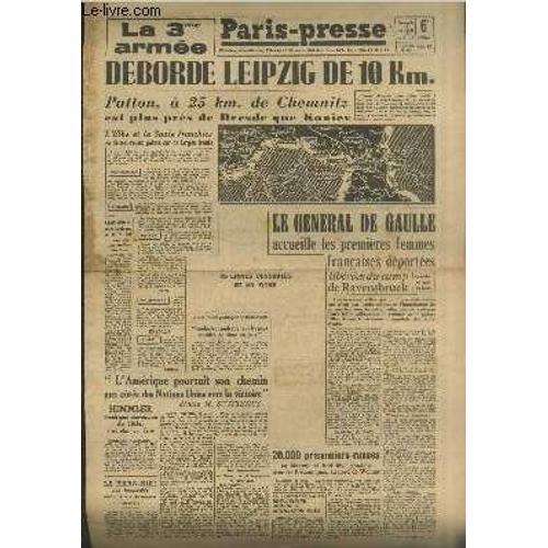 Paris-Presse 2e Année N°133 Dimanche 15 Et Lundi 16 Avril 1945 : La... on Productcaster.