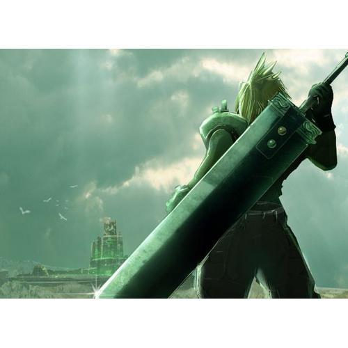 Canevas imprimer Fan art/Concept Art de Final fantasy VII Cloud reg... on Productcaster.