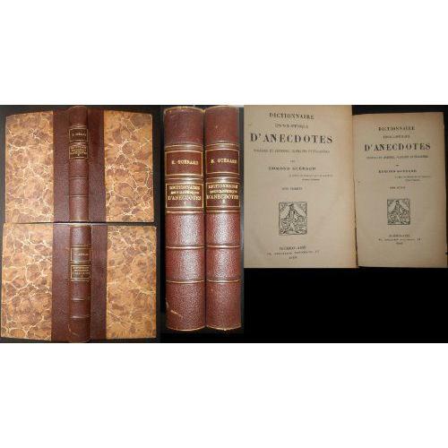 Dictionnaire Encyclopédique D'anecdotes Modernes Et Anciennes, Fran... on Productcaster.