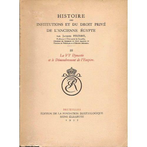 Histoire Des Institutions Et Du Droit Privé De L'ancienne Egypte, P... on Productcaster.