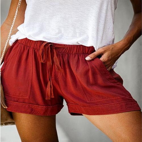 Shorts Femmes Uni De Sport Running Fit Grande Vêtements Wx231 on Productcaster.