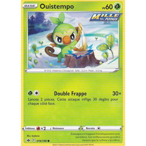 Carte Pokemon - Ouistempo - 016/198 - Épée Et Bouclier 6 - Règne De... on Productcaster.