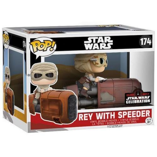 Figurine Pop - Star Wars The Force Awakens - Rey On Speeder - Funko... (Reconditionné) on Productcaster.