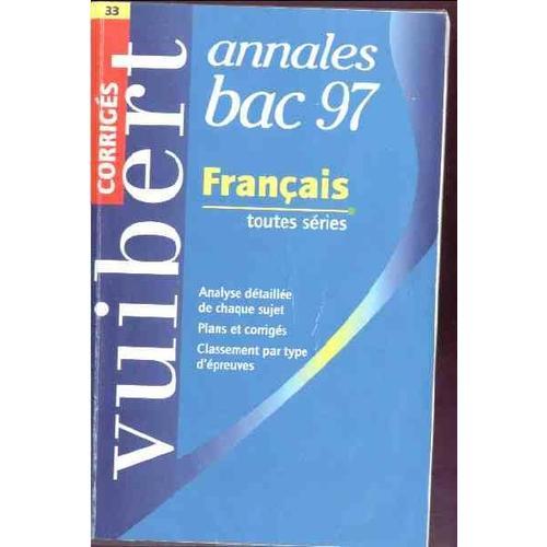 Annales Bac Corriges Francais on Productcaster.