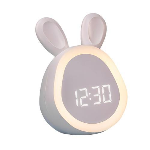 Réveil lapin mignon pour filles, horloges numériques de bureau, mus... on Productcaster.