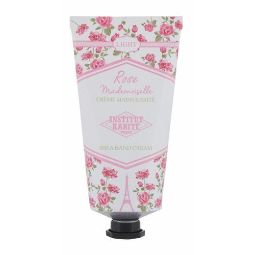 Institut Karite 75ml Crème Pour Les Mains Légère Rose Mademoiselle,... on Productcaster.