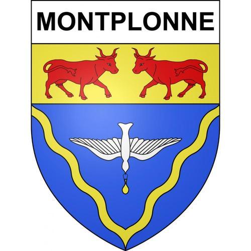 Montplonne 55 Ville Sticker Blason Écusson Autocollant Adhésif - Ta... on Productcaster.