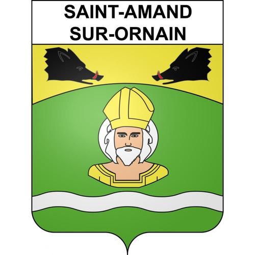 Saint-Amand-Sur-Ornain 55 Ville Sticker Blason Écusson Autocollant ... on Productcaster.