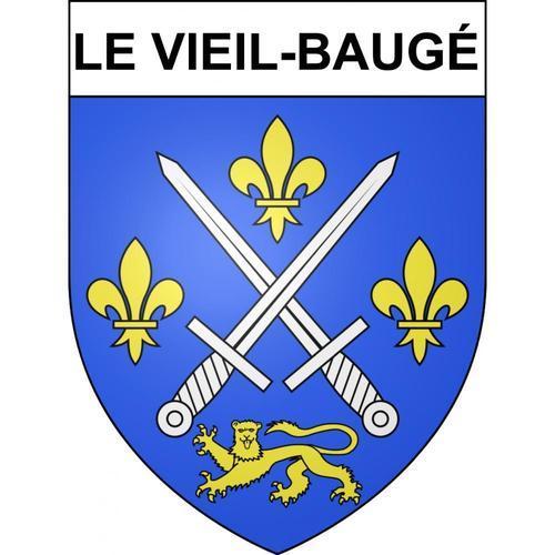 Le Vieil-Baugé 49 Ville Sticker Blason Écusson Autocollant Adhésif ... on Productcaster.