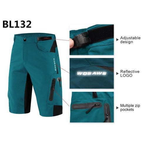 Couleur Bl132-Noir-Rouge Shorts De Cyclisme Respirants Et Amples Po... on Productcaster.