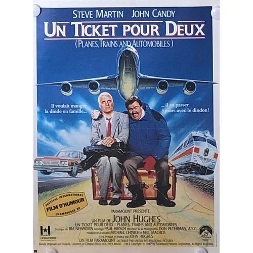 Affiche De Cinéma Un Ticket Pour Deux, Steve Martin, John Candy, Jo... on Productcaster.