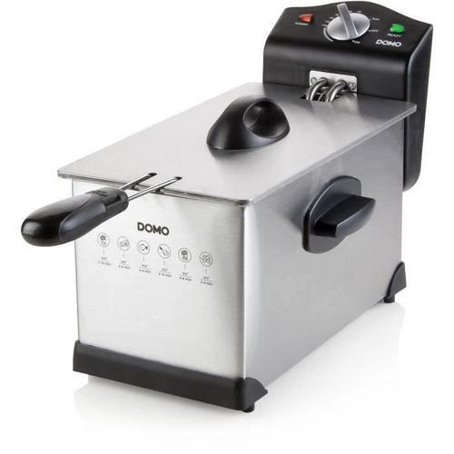 DOMO DO514FR - Friteuse - 3 litres - acier inoxydable on Productcaster.