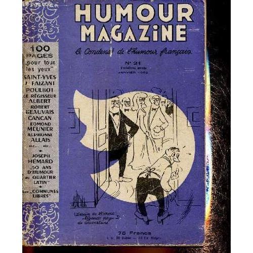 Humour Magazine N°21, Janvier 1952 : L Humour D Aujourd Hui : Conde... on Productcaster.