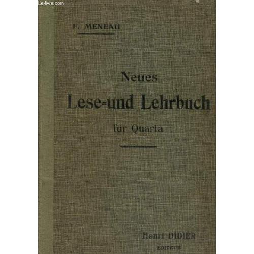 Neues Lese- Und Lehrbuch Für Quarta - Classes De Quatrième Des Lycé... on Productcaster.