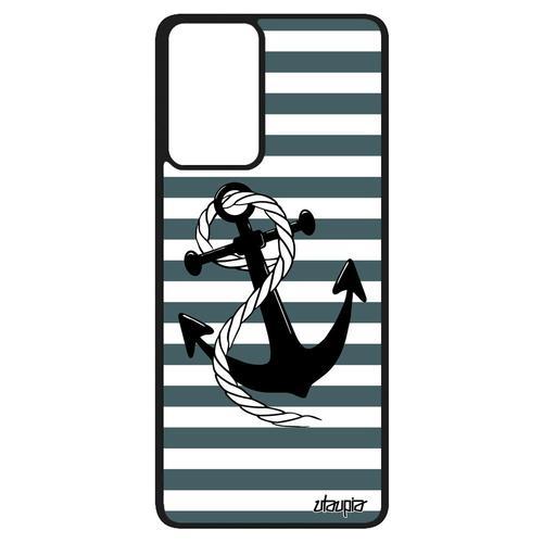 Coque Samsung A52 En Silicone Ancre De Bateau Rayé Rayure Marinière... on Productcaster.